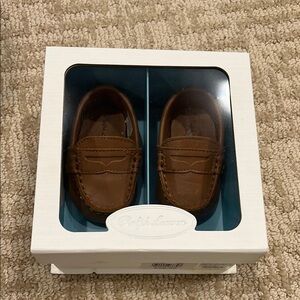 Ralph Lauren Brown Dress Shoes Slip-On Design